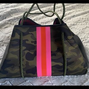 Haute Shore neoprene camo bag